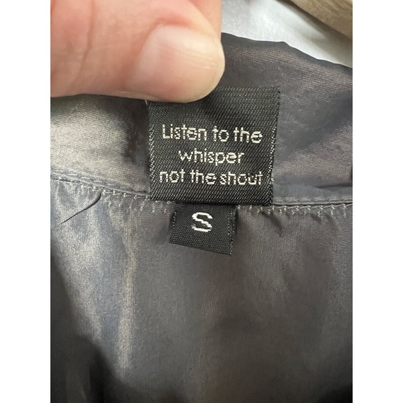 Spirithouse Grey Satan Tunic Length Shirt Jacket Small Lagenlook - Picture 5 of 5